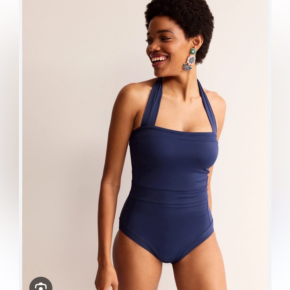 Boden Santorini Navy One-Piece Swimsuit in 4L